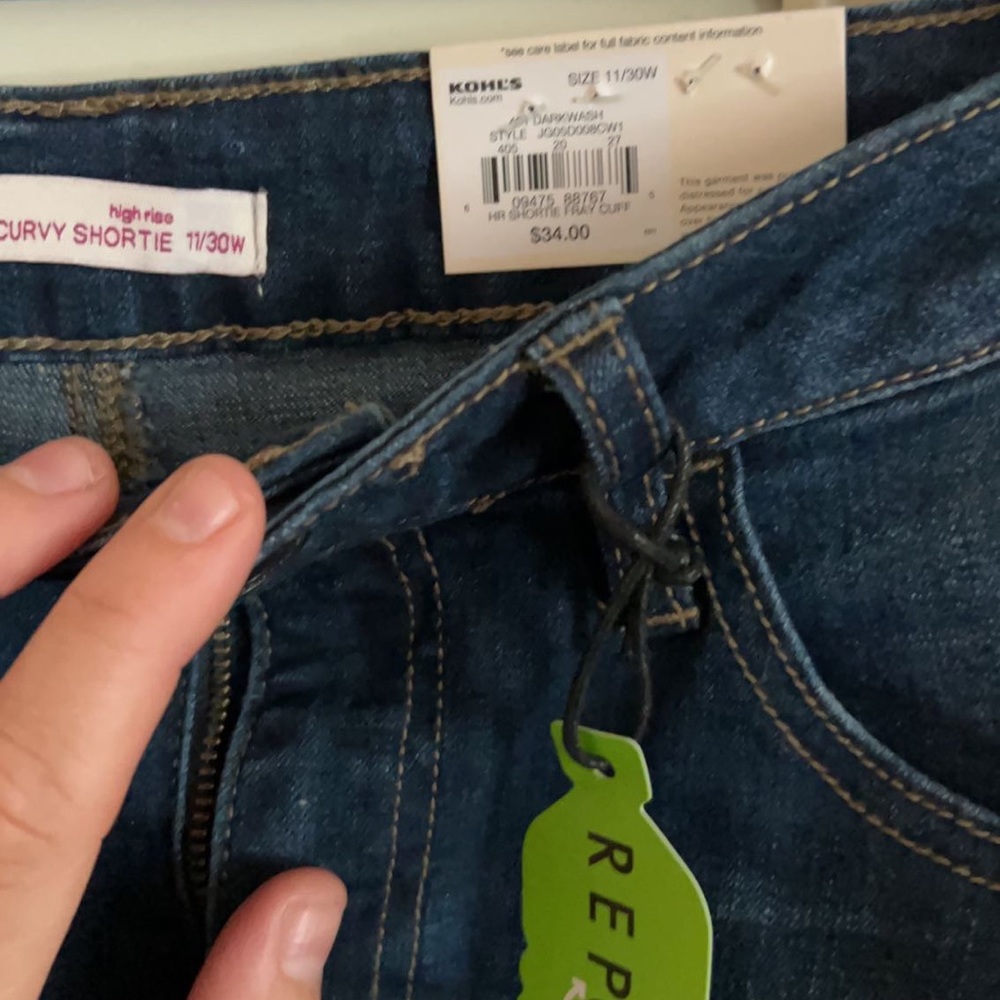 High rise curvy shorts..brand new. Never worn